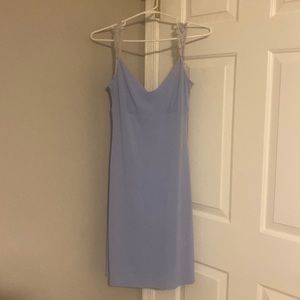 Women’s Express Size 5/6 Lace Straps Blue Dress! Super Adorable and Comfy!